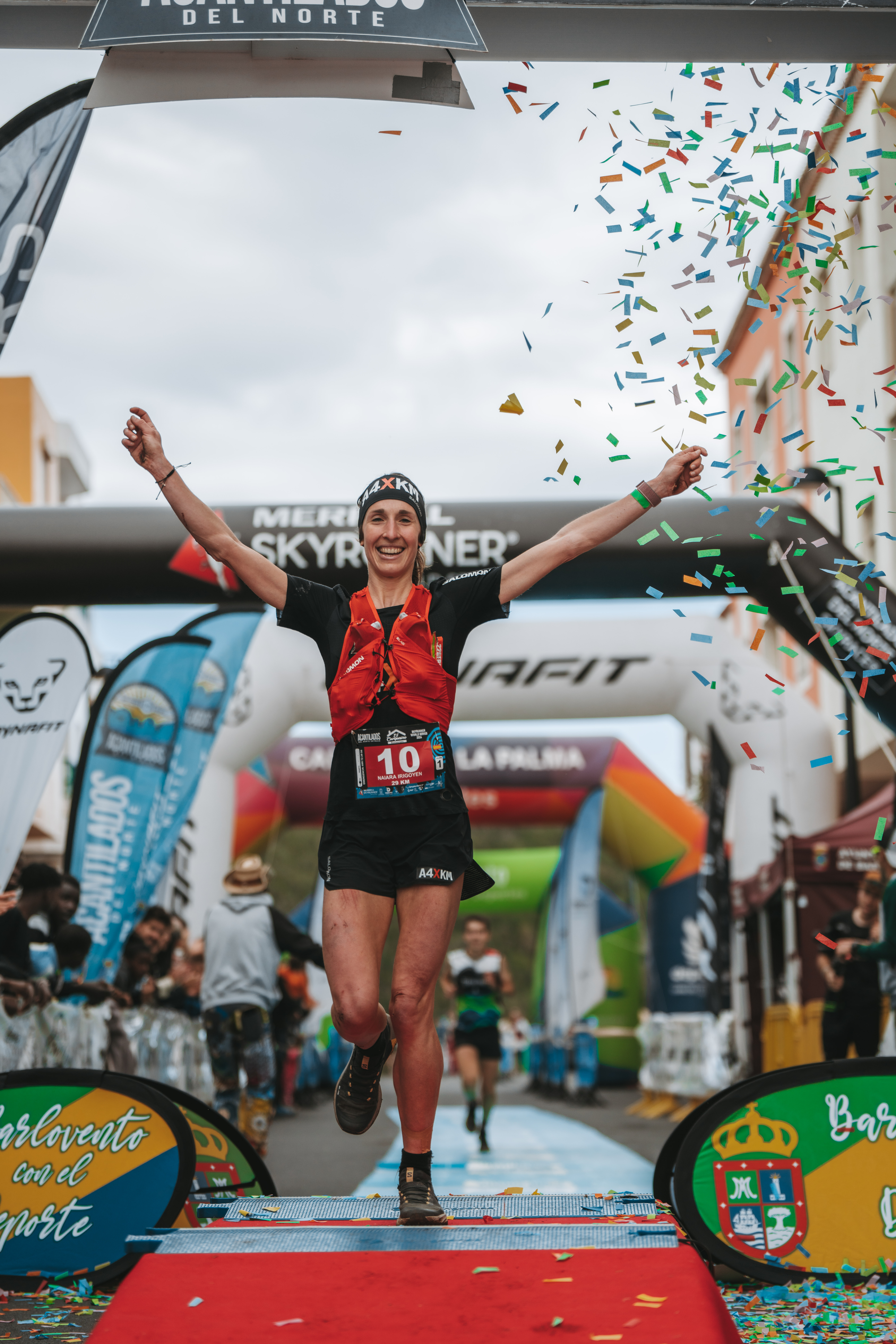 Naiara Irigoyen, segunda en la carrera "Acantilados de Norte"